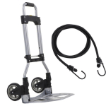 AIDUCHO - DOLLY CART PLIANT, DIABLE DOLLY CAPACITÉ DE CHARGE DE 70 KG, AVEC 2 ROUES POUR LE TRANSPORT