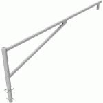 BARRIÈRE PIVOTANTE GALVANISÉ BÉTONNER SERRURE PROFILÉ-3000MM - SCHAKE