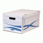 LOT DE 5 - CAISSE ARCHIVES CARTON BANKERS BOX BY FELLOWES - H 28 X L 55,4 X P 35,6 CM