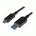 STARTECH.COM CÂBLE DE CHARGE USB-A VERS USB-C DE 1M, USB 10GBPS, CHARGE ET SYNCHRONISATION, 3A, CERTIFIÉ USB-IF - CORDON DE CHARGE USB