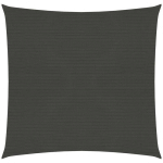 VIDAXL - VOILE D'OMBRAGE 160 G/M² ANTHRACITE 7X7 M PEHD ANTHRACITE