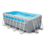 PISCINE TUBULAIRE RECTANGULAIRE INTEX PRISM FRAME CLEARVIEW 4 X 2 X 1,22 M