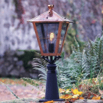 KONSTSMIDE BORNE LUMINEUSE FENIX EN CUIVRE, 66,5 CM