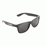 LUNETTES DE SOLEIL PUBLICITAIRES NOIR - MARQUAGE 1 COULEUR