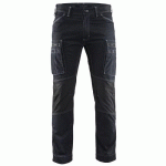 PANTALON DE TRAVAIL SERVICES DENIM STRETCH MARINE/NOIR TAILLE 40C - BLAKLADER