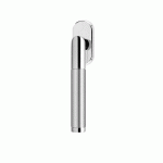 POIGNÉE DE FENÊTRE RIO STEEL EF344 ROSACE OVALE -OSCILLO-BATTANT -POLI SATINÉ KARCHER DESIGN