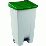 POUBELLE AGROALIMENTAIRE MOBILE À PÉDALE MOBILY - 120L - VERT - ROSSIGNOL PRO