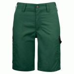 PROJOB 2529 SHORT PRIO POLYCOTON FEMME VERT FORËT - TAILLE 38
