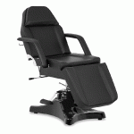 FAUTEUIL ESTHÉTIQUE COSMÉTIQUE TABLE DE MASSAGE SOIN ESTHÉTIQUE HYDRAULIQUE NOIR - NOIR