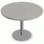 TABLE RONDE GRIS PERLE MISAO 100 CM - MANUTAN EXPERT