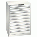 ARMOIRE BLANC GRIS 717X725X1000 AVEC 10 TIR. 200KG - LISTA