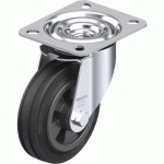 BLICKLE - ROULETTE PIVOTANTE Ø 100MM BANDAGE CAOUTCHOUC SBR 70KG - LE-VPP 100R