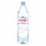 EAU EVIAN BOUTEILLE 1,5 LITRES - CARTON DE 12