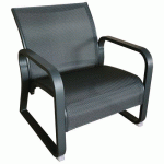 FAUTEUIL QUENZA II NOIR/GRAPHITE - PROLOISIRS