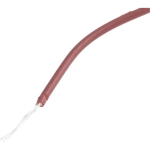 FIL DE CÂBLAGE À GAINE PTFE RS PRO 0,22 MM², 24 AWG, 200°C MAX, PTFE MARRON, 100M ( PRIX POUR BOBINE DE 100 MÈTRES )