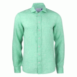 J.HARVEST & FROST IB33 LINEN CHEMISE REGULAR FIT HOMMES VERT - TAILLE XXXXL