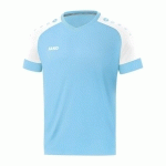 MAILLOT DE FOOT MANCHES COURTES - JAKO - CHAMP 20 BLEU CLAIR/BLANC