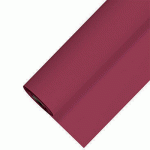 NAPPE EN PAPIER DAMASSÉ EN ROULEAU DE 1,18 X 25 M, COLORIS BORDEAUX