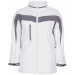 VESTE SOFTSHELL PLALINE BLANC/ZINC TAILLE M - WEISS