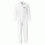 PORTWEST ST40 COMBINAISON BIZTEX® MICROPOREUX TYPE 5/6 (PK50) BLANC - TAILLE M
