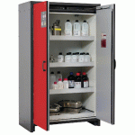 ARMOIRE SÉCURITÉ Q-CLASSIC-30 Q30.195.116 GRIS/ROUGE - MANUTAN COLLECTIVITÉS