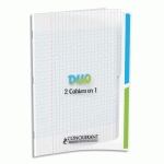 CAHIER OXFORD OFFICE C9 - 24X32 - 96 PAGES - 90G - SEYES - COUVERTURE POLYPRO INCOLORE 2EN1