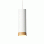 DOMUS SUSPENSION LED PHEB, BLANC/CHÊNE