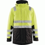 PARKA HAUTE-VISIBILITÉ JAUNE FLUORESCENT/NOIR TAILLE XL - BLAKLADER