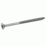 VIS À BOIS AGGLOMÉRÉ - TÊTE FRAISÉE - TORX - INOX A4 - 4X25/17 - B200 ACTON