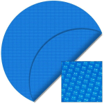 BÂCHE À BULLES RONDE 5M BLEUE COUVERTURE DE PISCINE SOLAIRE CHAUFFAGE 120Μ - BLAU