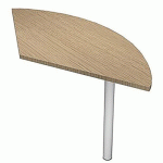 EXTENSION DEMI-LUNE VISUAL - 145 CM - CHÊNE - ARTARREDI