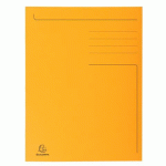 LOT DE 50 - CHEMISE IMPRIMÉE 3 RABATS FOREVER® 280GM2 - FOLIO - ORANGE