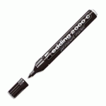 MARQUEUR PERMANENT EDDING E 2000 - POINTE OGIVE - ENCRE INDELIBILE NOIRE SANS SOLVANT - LOT DE 2