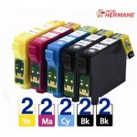 PACK DE 10 CARTOUCHES ENCRE GÉNÉRIQUE EPSON T1295