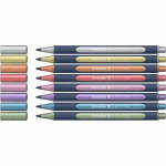 POCHETTE SCHNEIDER ROLLER METALLIQUE PAINT IT 050 TRAIT 0,4 MM POINTE ULTRA SMOOTH 8 COLORIS ASSORTI
