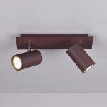 TRIO LIGHTING SPOT POUR PLAFOND MARLEY, ROUILLE, 2 LAMPES