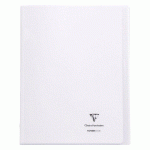 CAHIER KOVERBOOK CLAIREFONTAINE 24 X 32 CM GRAND CARREAUX 96 PAGES - INCOLORE