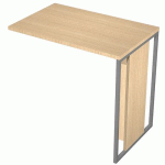 EXTENSION BUREAU RAZOR - 80 CM - PIEDS ANTHRACITE - CHÊNE - ARTARREDI