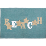 HOMEMAISON - TAPIS DÉCO NAUSICAA BLEU CANARD 60X90 CM - BLEU CANARD