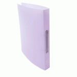 LOT DE 15 - CLASSEUR 2 ANNEAUX 30MM POLYPROPYLÈNE CHROMALINE PASTEL - MAUVE
