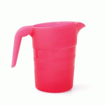 LOT DE 6 - PICHET EMPILABLE 1 LITRE EN POLYPROPYLÈNE GRENADINE