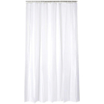 RIDEAU DE DOUCHE - POLYESTER - 180 X 200 - BLANC