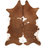 TAPIS IMITATION PEAU DE VACHE, VACHE G5070-2, MARRON CUIR BROWN 180X220 CM