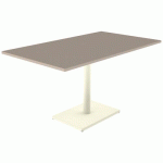 TABLE MENORCA 140X90 T6 ÉP. 24 MM STRAT ABS CHÊNE H./1013 - MOBIDECOR