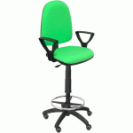 TABOURET AYNA BRAS FIXE - ROUE POUR PARQUET - PISTACHE - PIQUERAS Y CRESPO