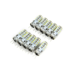 10 AMPOULES LED G4 SMD 3014 DC 12V SUPER LUMINEUSES POUR PROJECTEURS 3 WATTS-BLANC FROID- - BLANC FROID