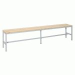 BANC À LATTES BOIS - L. 200 CM