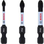 BOSCH - ACCESSORIES POWER TOOLS 2608522491 EMBOUT CRUCIFORME 3 PIÈCES CRUCIFORME PHILLIPS