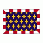 DRAPEAU TOURAINE : DIMENSIONS - 40 X 60 CM