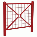 BARRIÈRE PROVINCE GRILLAGÉE 1.07 M AGORA - ZINC ROUGE 3004 - PROCITY